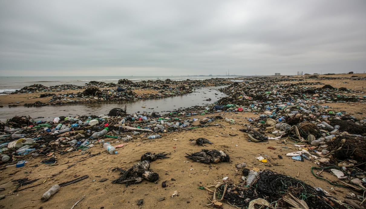 Гибель птиц на Каспии: влияние токсичного загрязнения и полигонов отходов