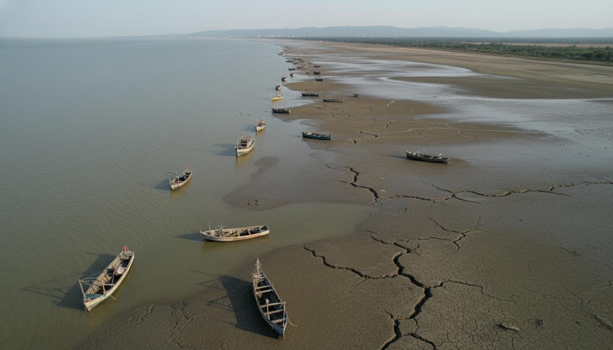 Прогноз обмеления Каспия: уровень воды может упасть на 21 метр к 2050 году